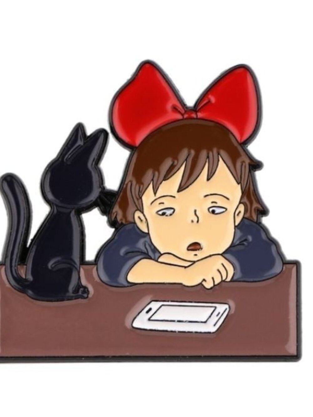 Studio Ghibli Kiki's Delivery Service Kiki and Gigi Enamel Pin